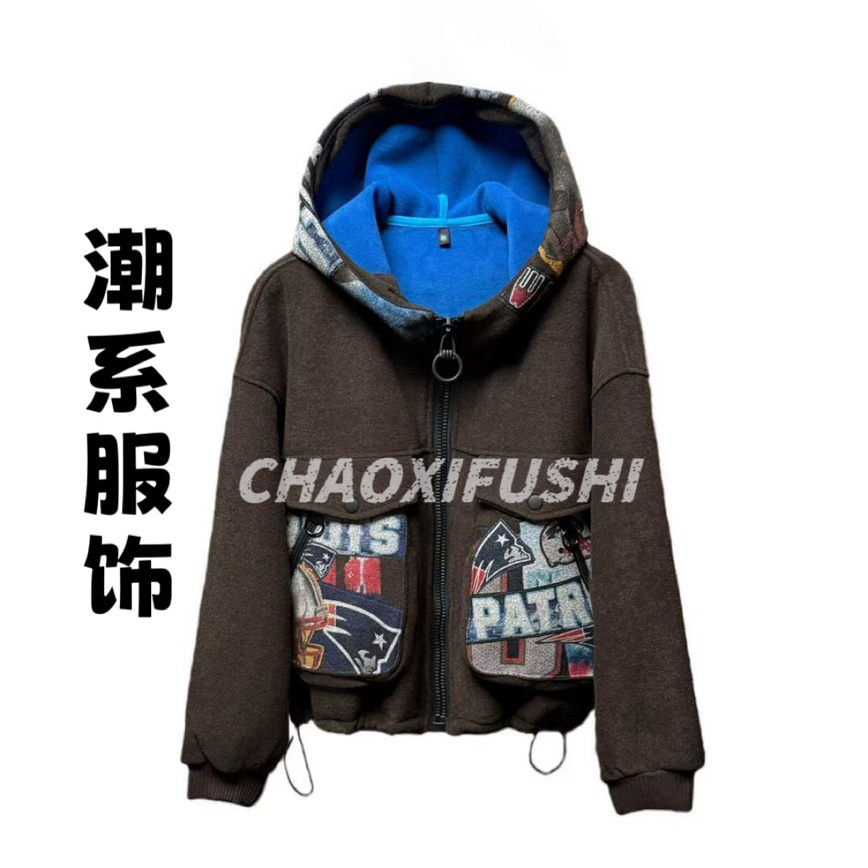 YY欧货潮牌冬季加厚棉服7320