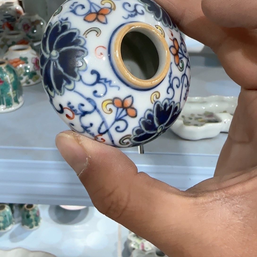 瓷片摆件手绘瓷器全部处理了吧