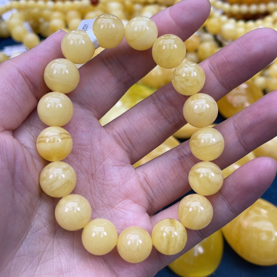 琥珀裸石未镶嵌琥珀蜜蜡w 107