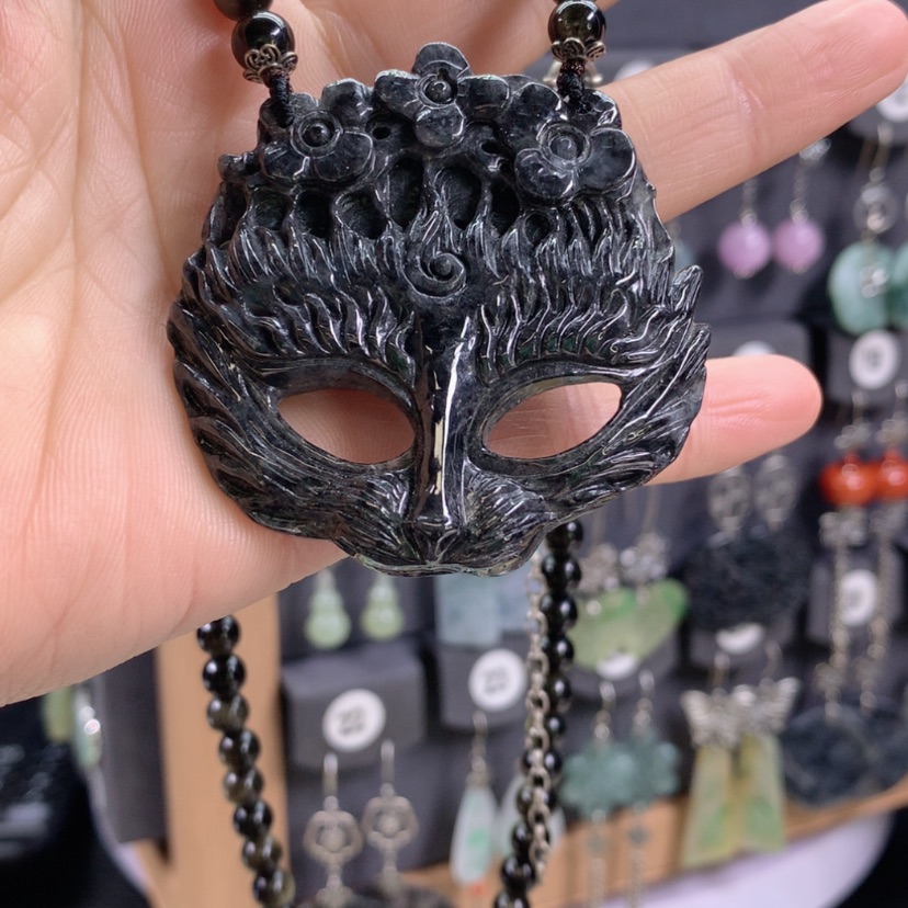 【闪购商品】翡翠颈饰银S925镶嵌时**转精美