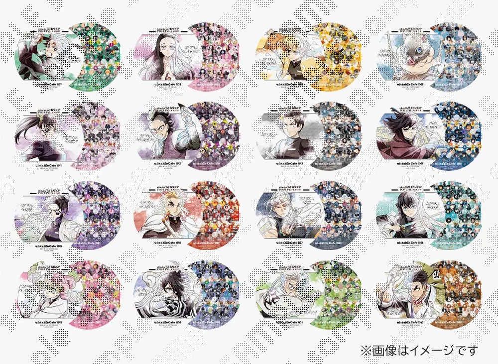 「鬼灭之刃」湾湾队士百景 场贩限定 cafe杯垫 盲盒代拆