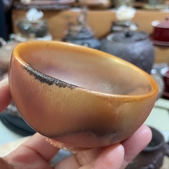 杯未落款 柴烧裸烧手作品