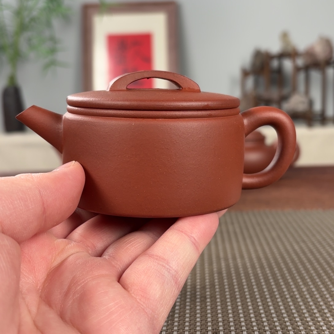 紫砂茶壶微瑕黄龙山原矿紫砂壶