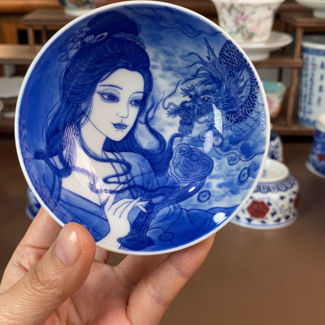 景德镇陶瓷手工手绘