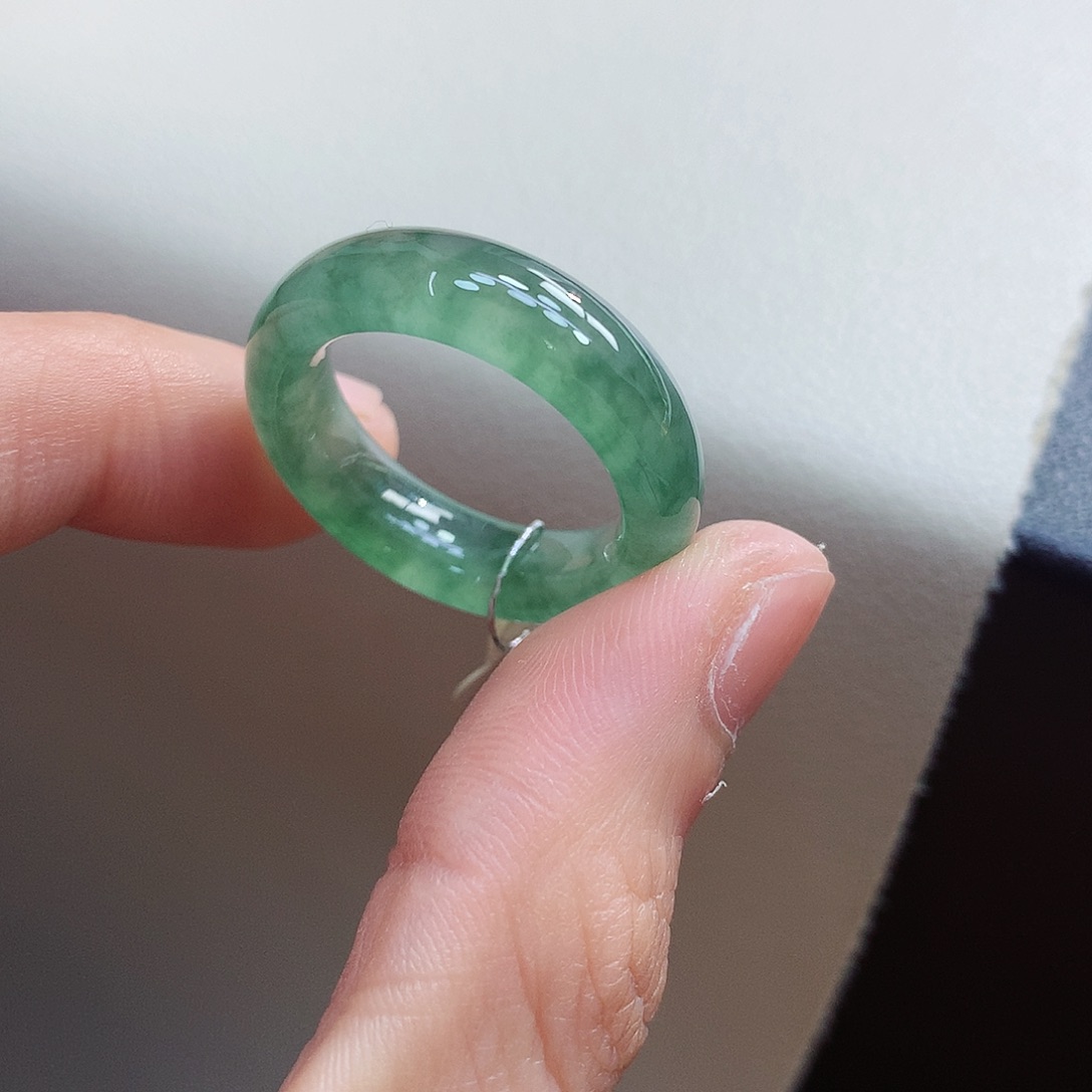 翡翠戒指未镶嵌20号