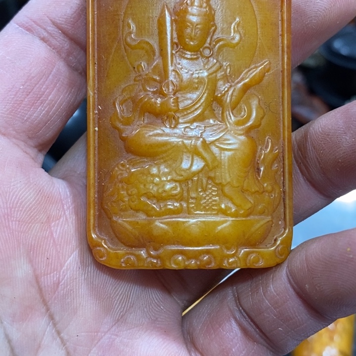 滴血莲花菩提吊坠