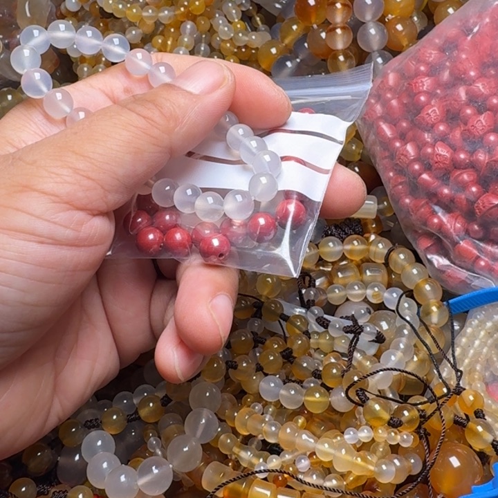 玛瑙/玉髓颈饰合金阳*66061