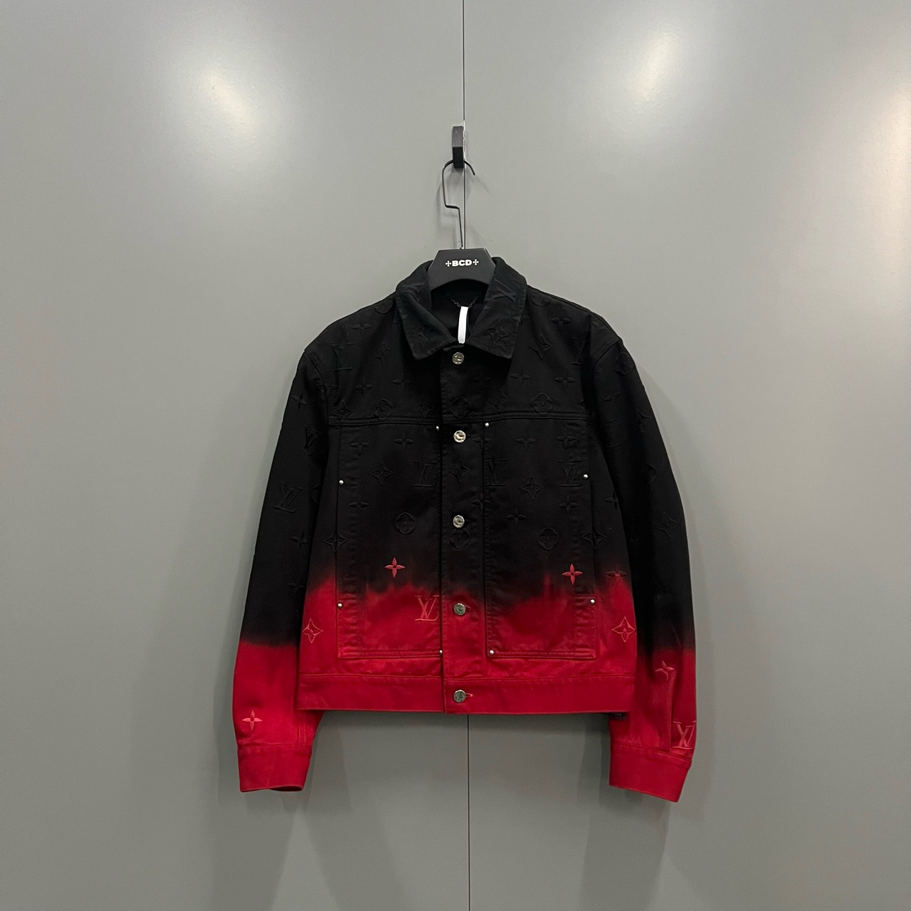 Louis Vuitton lv 渐变老花牛仔外套 50码/98新/毒26528/bc012833