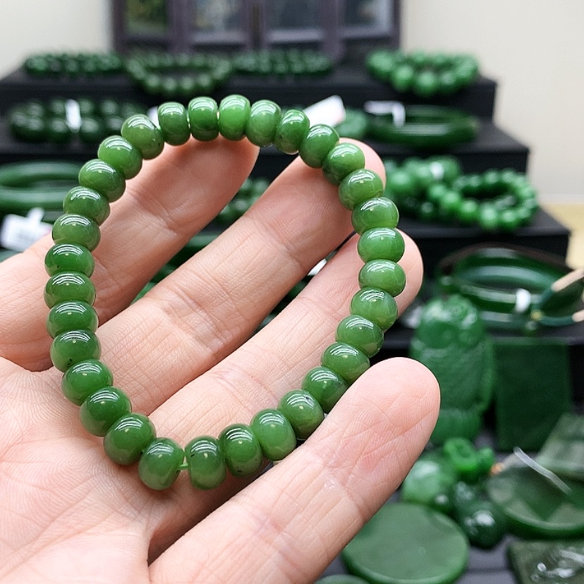 【闪购商品】和田玉（碧玉）手链未镶嵌