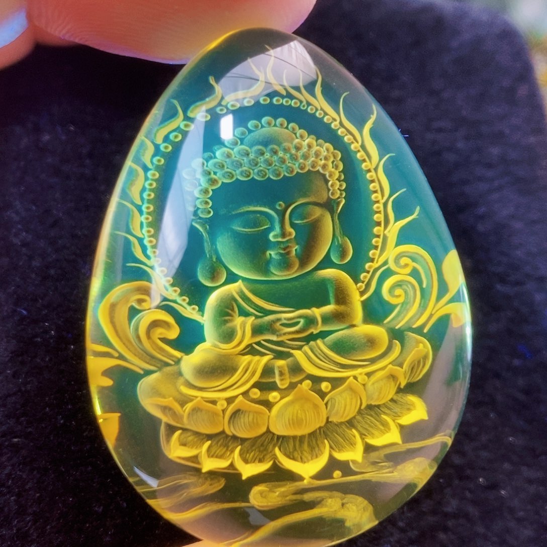 【闪购商品】金珀吊坠(不含链)未镶嵌