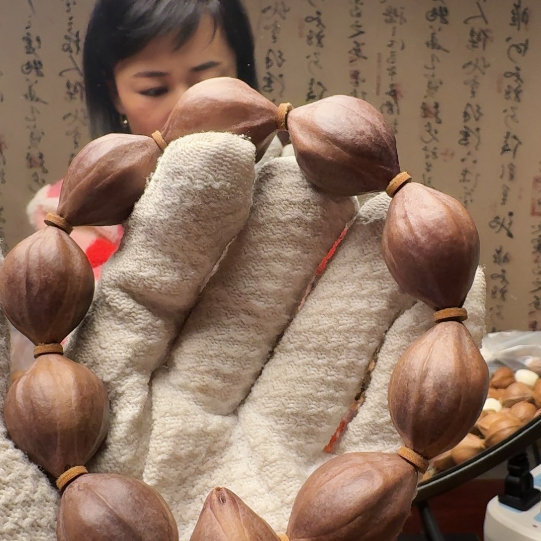 把件橄榄核紫皮核