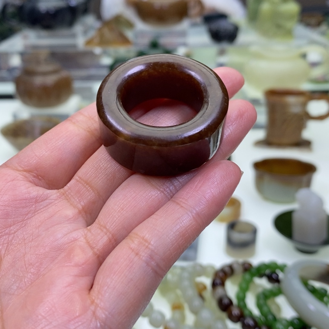 和田玉扳指未镶嵌