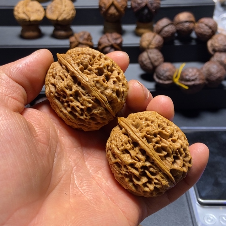 文玩核桃把件B霹雳锤44mm