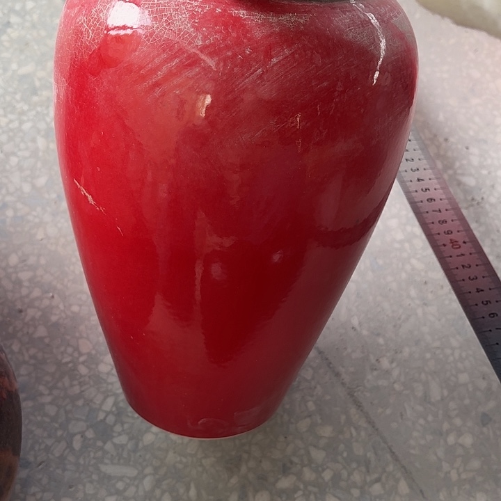 中温中国红金边高28口径12