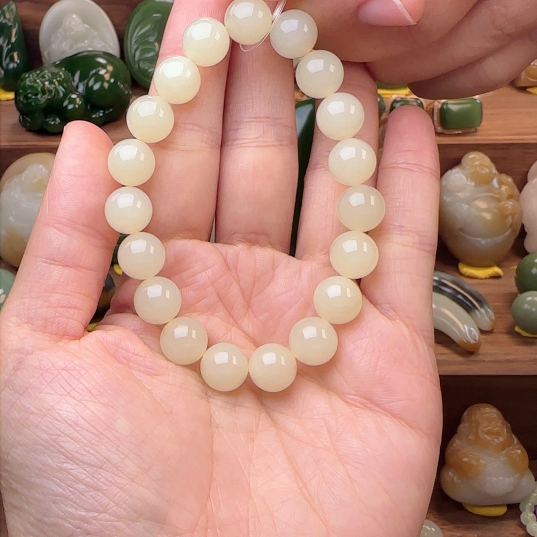 和田玉手链未镶嵌