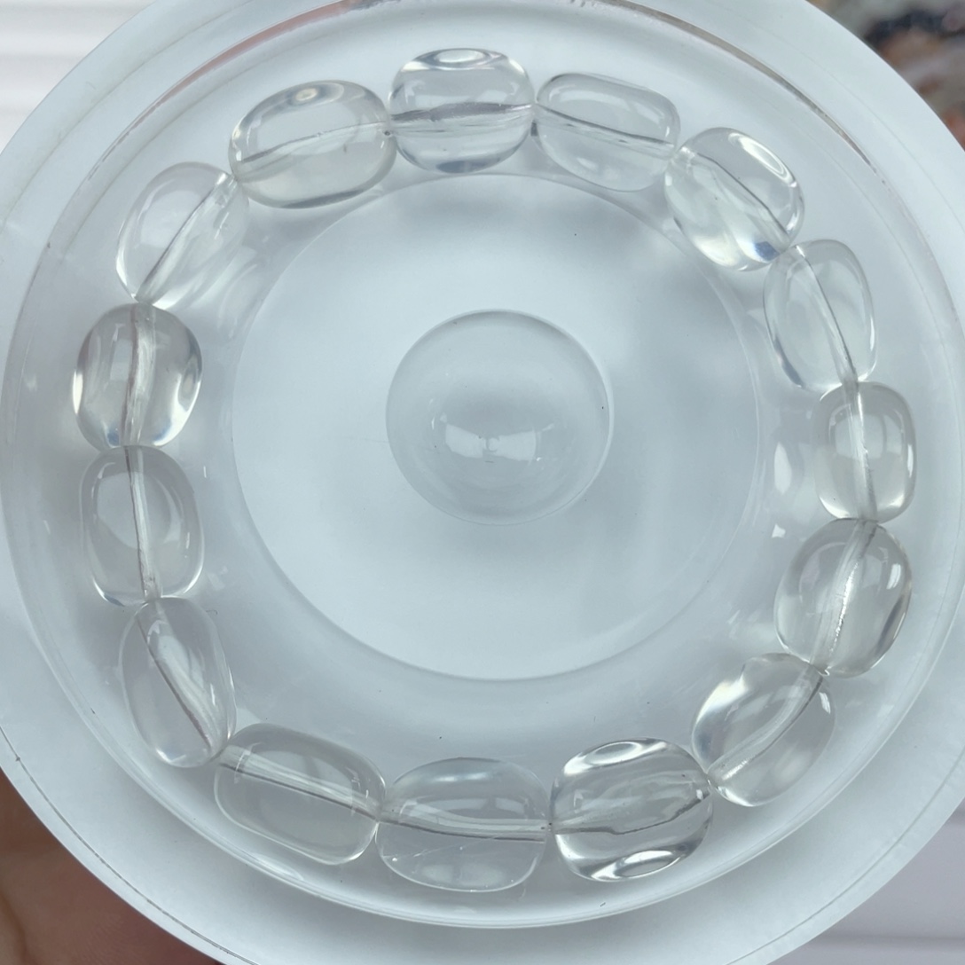 手链未镶嵌水晶001奶白晶水晶长方圆10m+