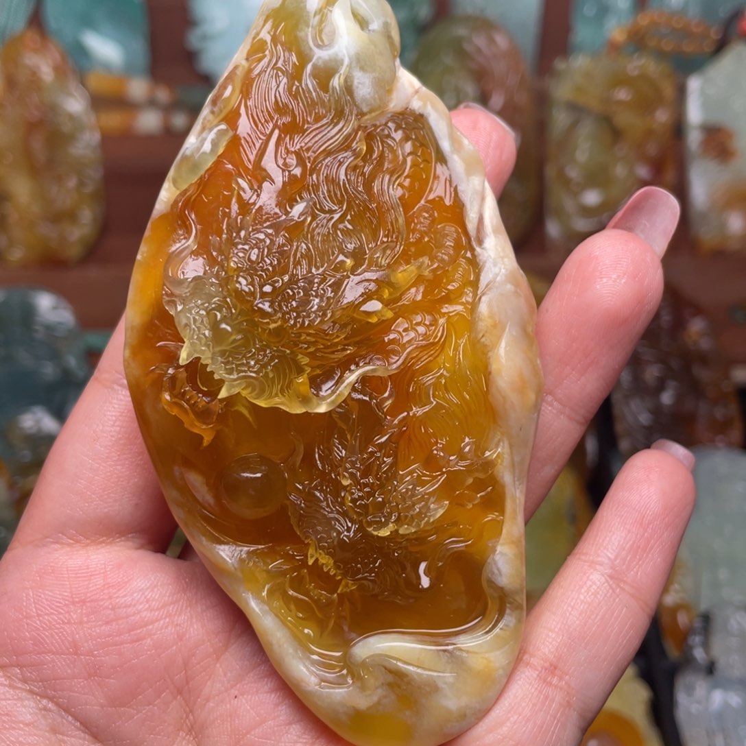 蛇纹石玉颈饰未镶嵌用****7