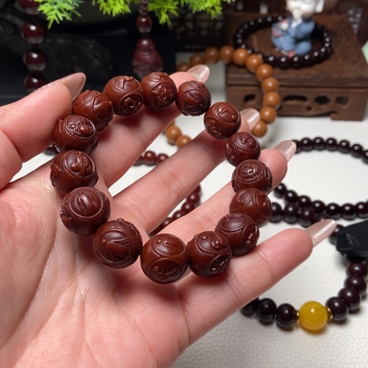 核桃手串/手链w****乐猴头核桃串