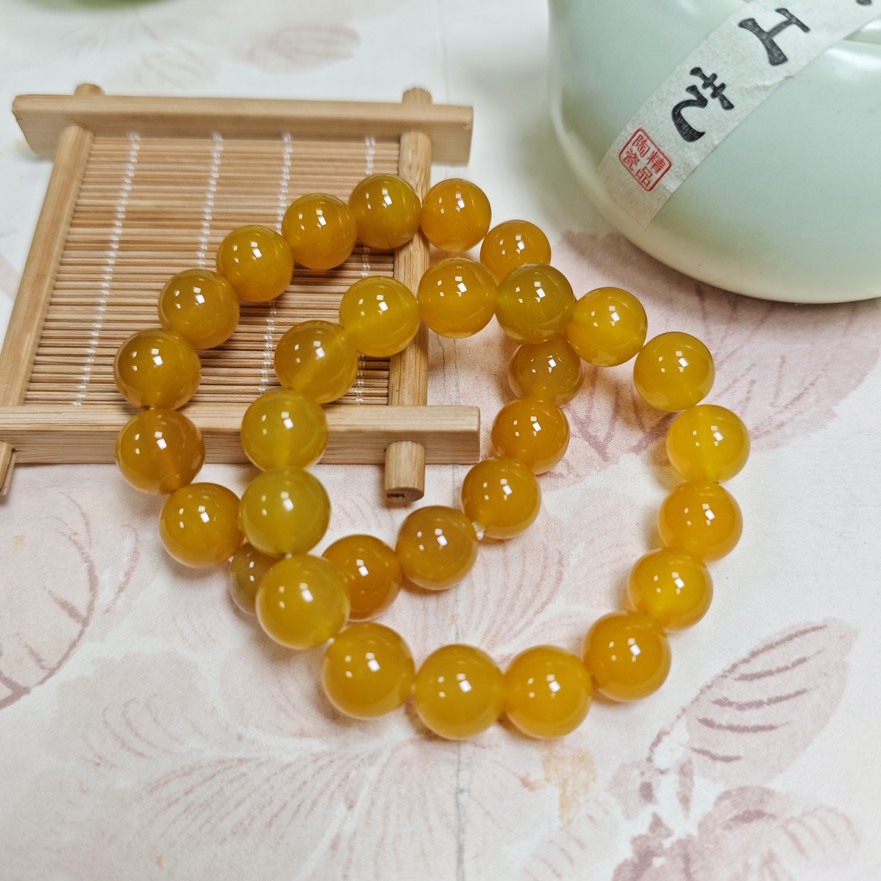 玄黄老料满蜜手串56(多样性发)(拍一发一)
