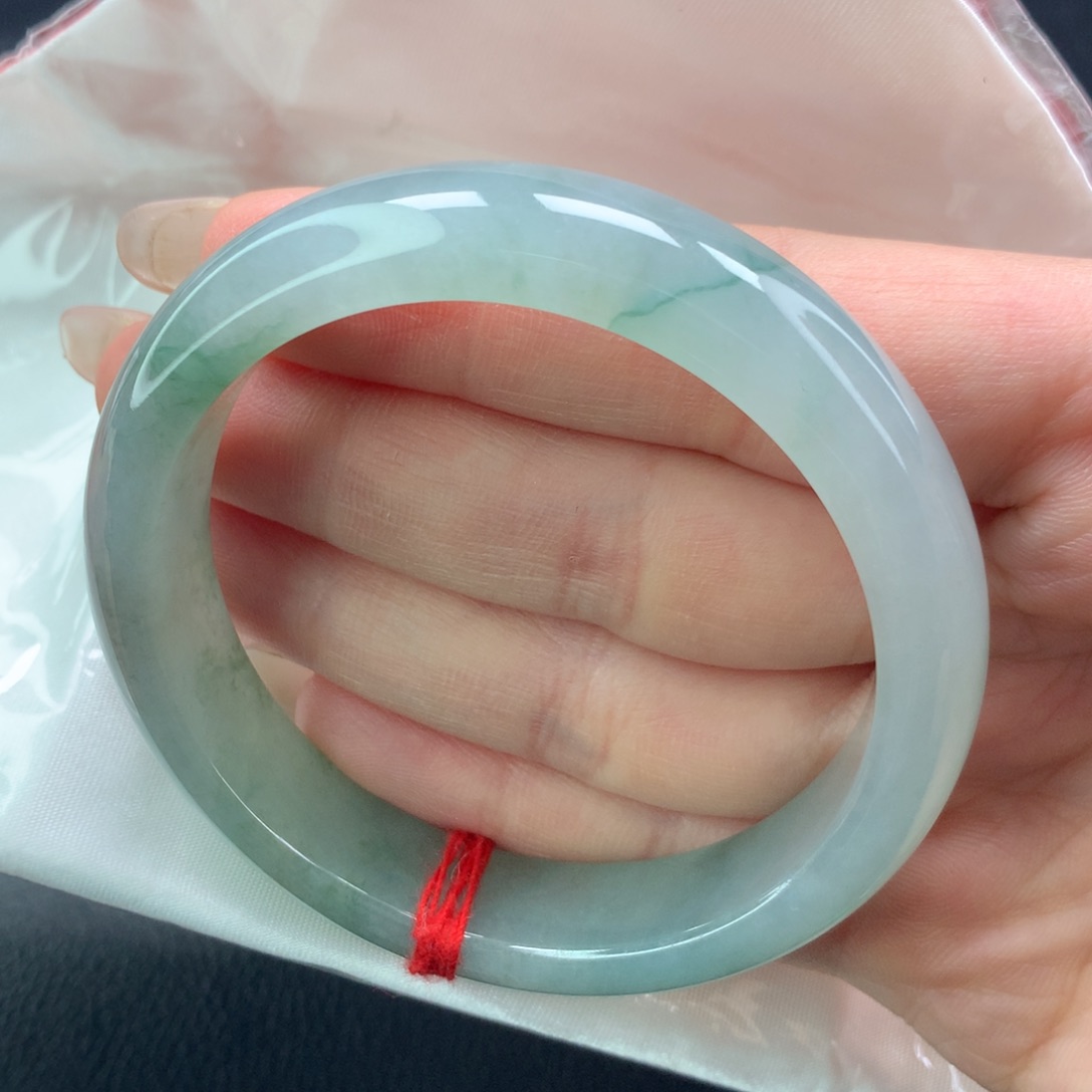 翡翠未镶嵌手镯(25号)