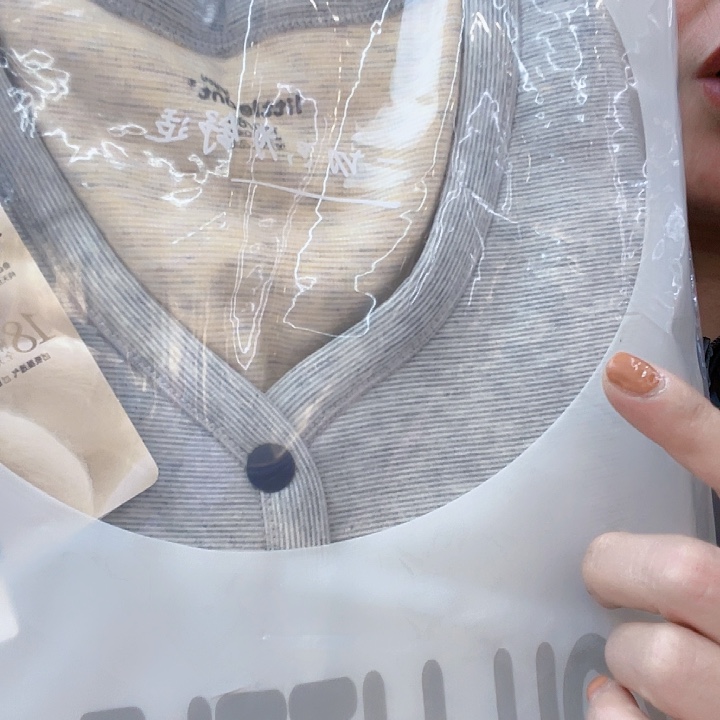 160灰色双层马甲