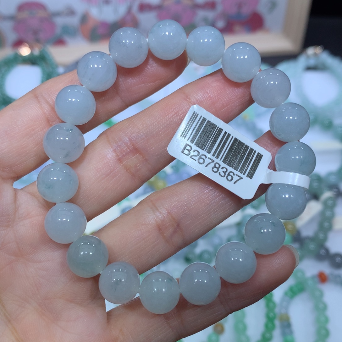 翡翠未镶嵌手链天然