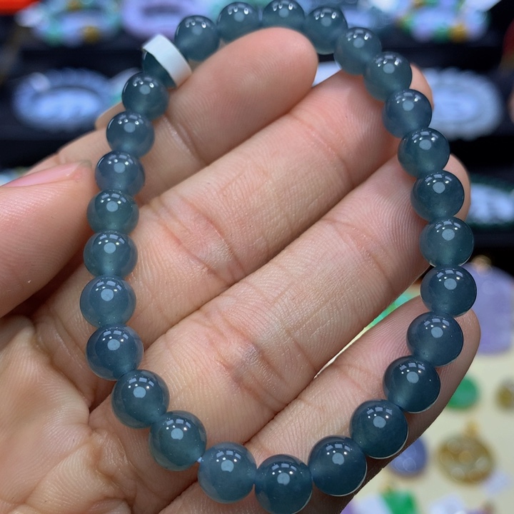 翡翠手链未镶嵌翡翠 6.8 