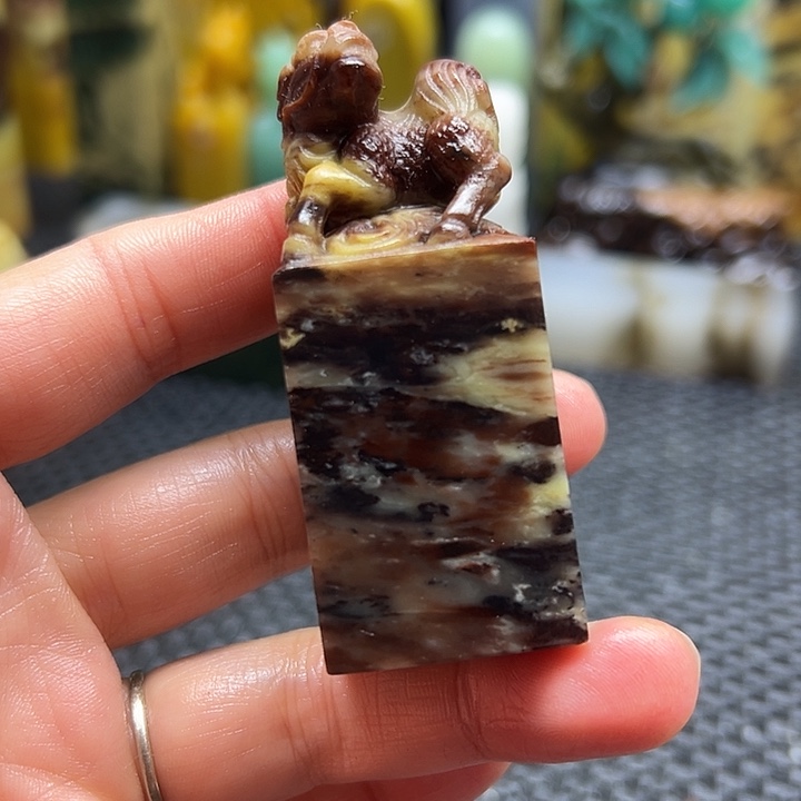 老***步青田石印章石印章石