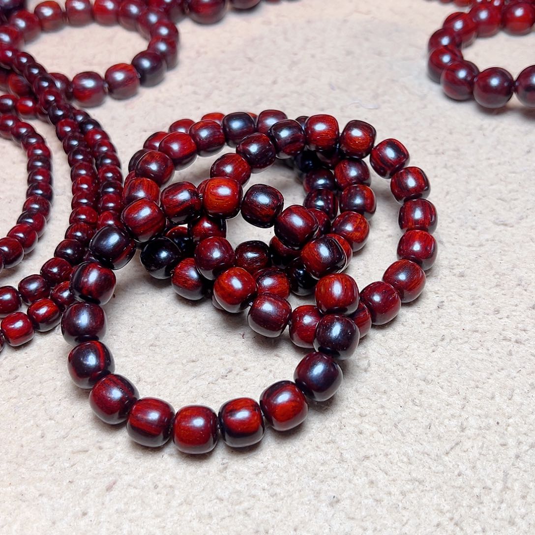 小叶紫檀手串/手链1.2琴料火焰纹