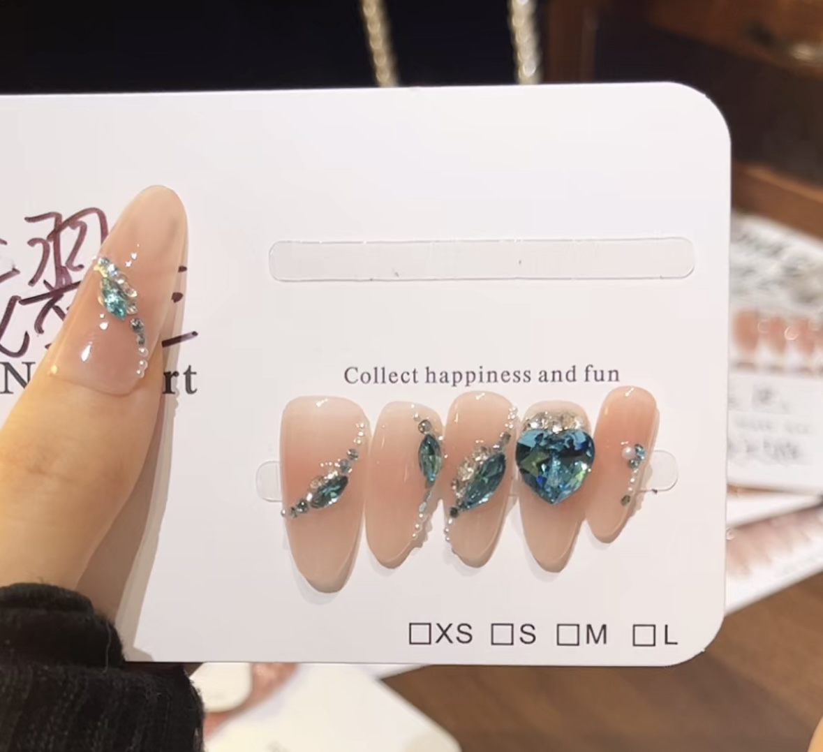 穿戴甲（浅翠蓝）预售