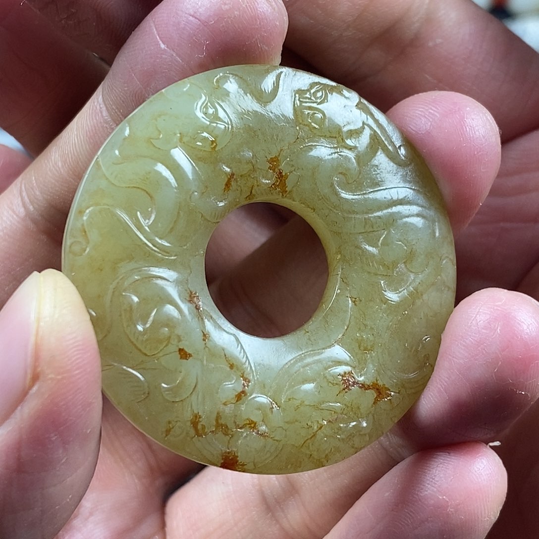 和田玉（糖玉）挂件未镶嵌