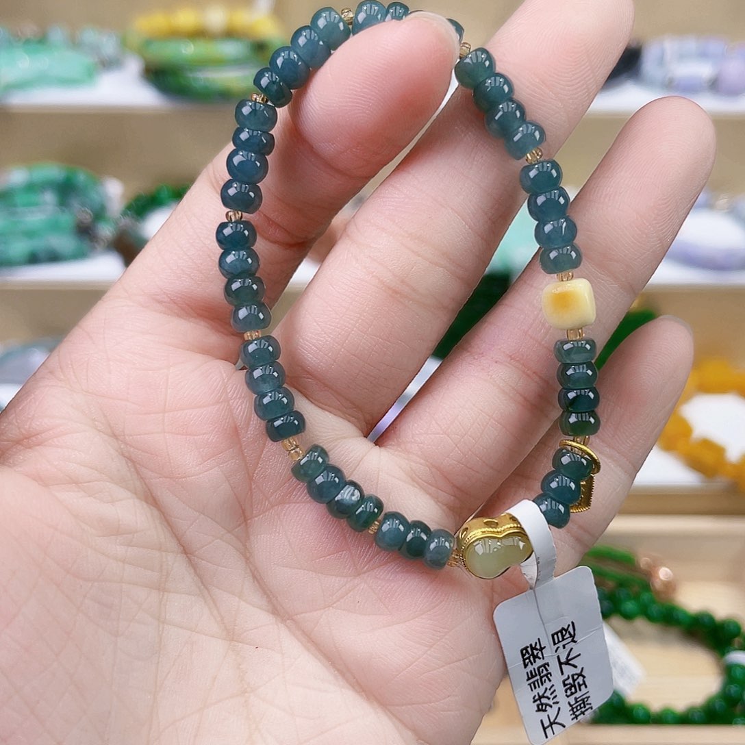 翡翠未镶嵌手链手链