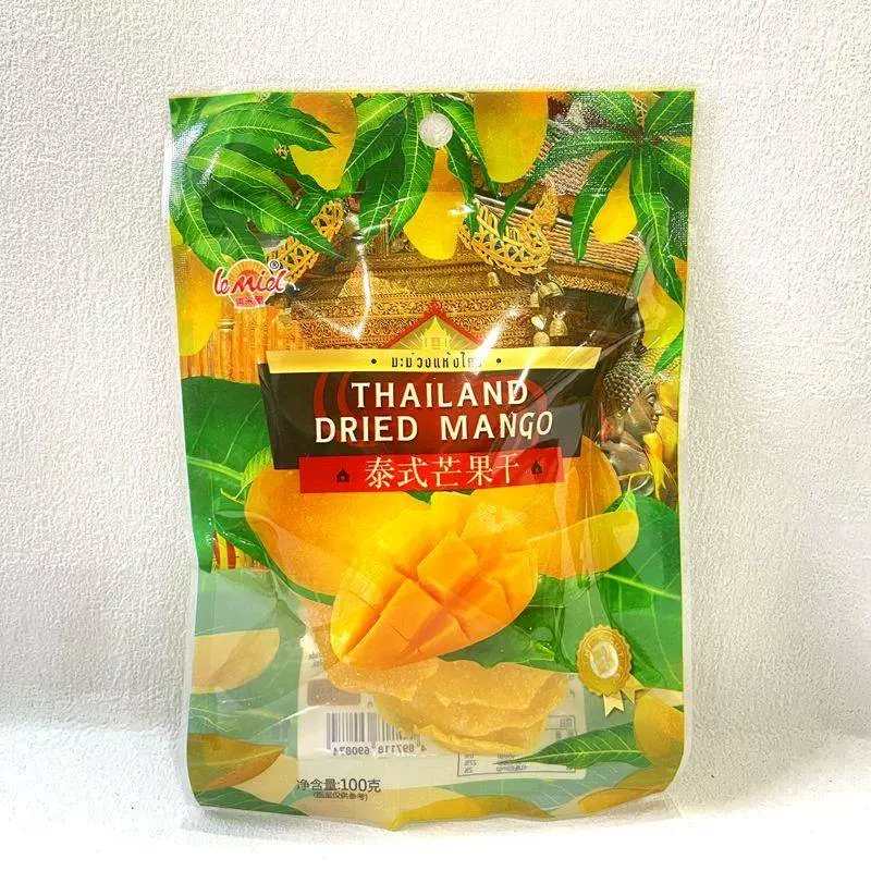 樂米爾乐米尔新鲜整条芒果干袋装开胃蜜饯果脯休闲零食品