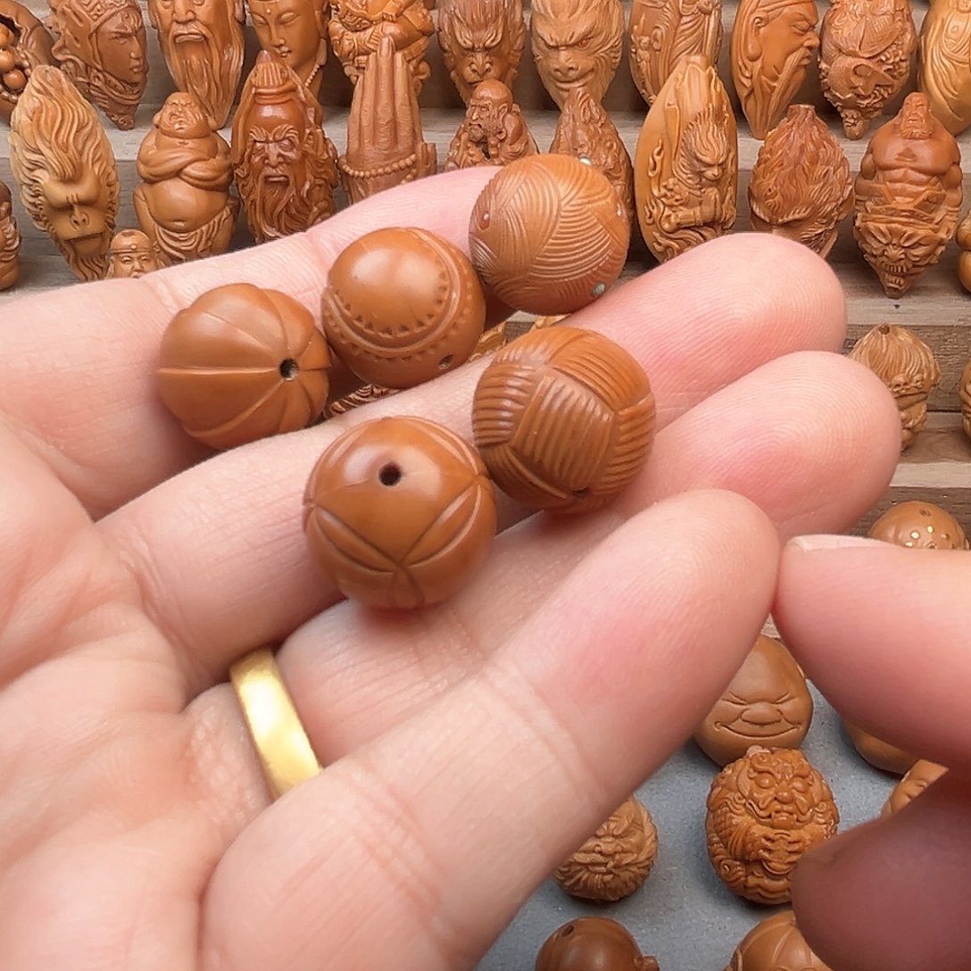 猴头核桃吊坠16尺寸30一颗