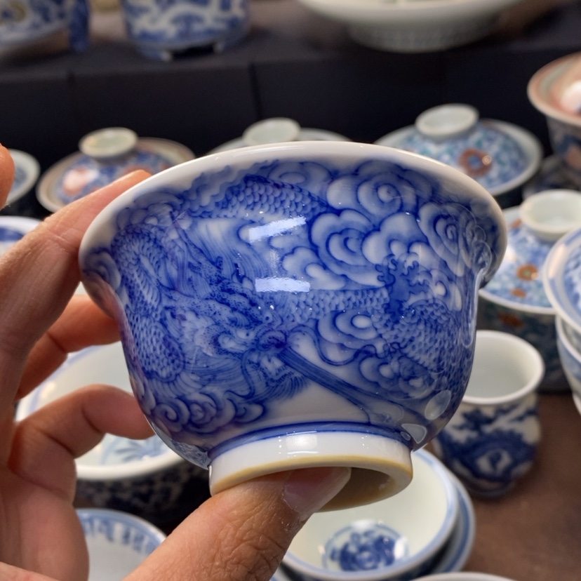 【闪购商品】蟑**霸景德镇青花主人杯