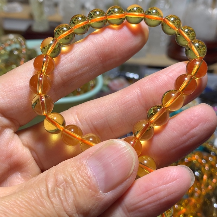 芳***食石英石非金属8mm手串