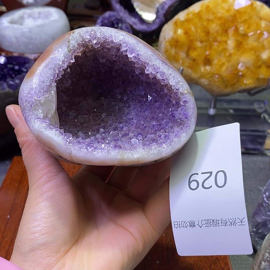 珠宝半成品紫晶未镶嵌