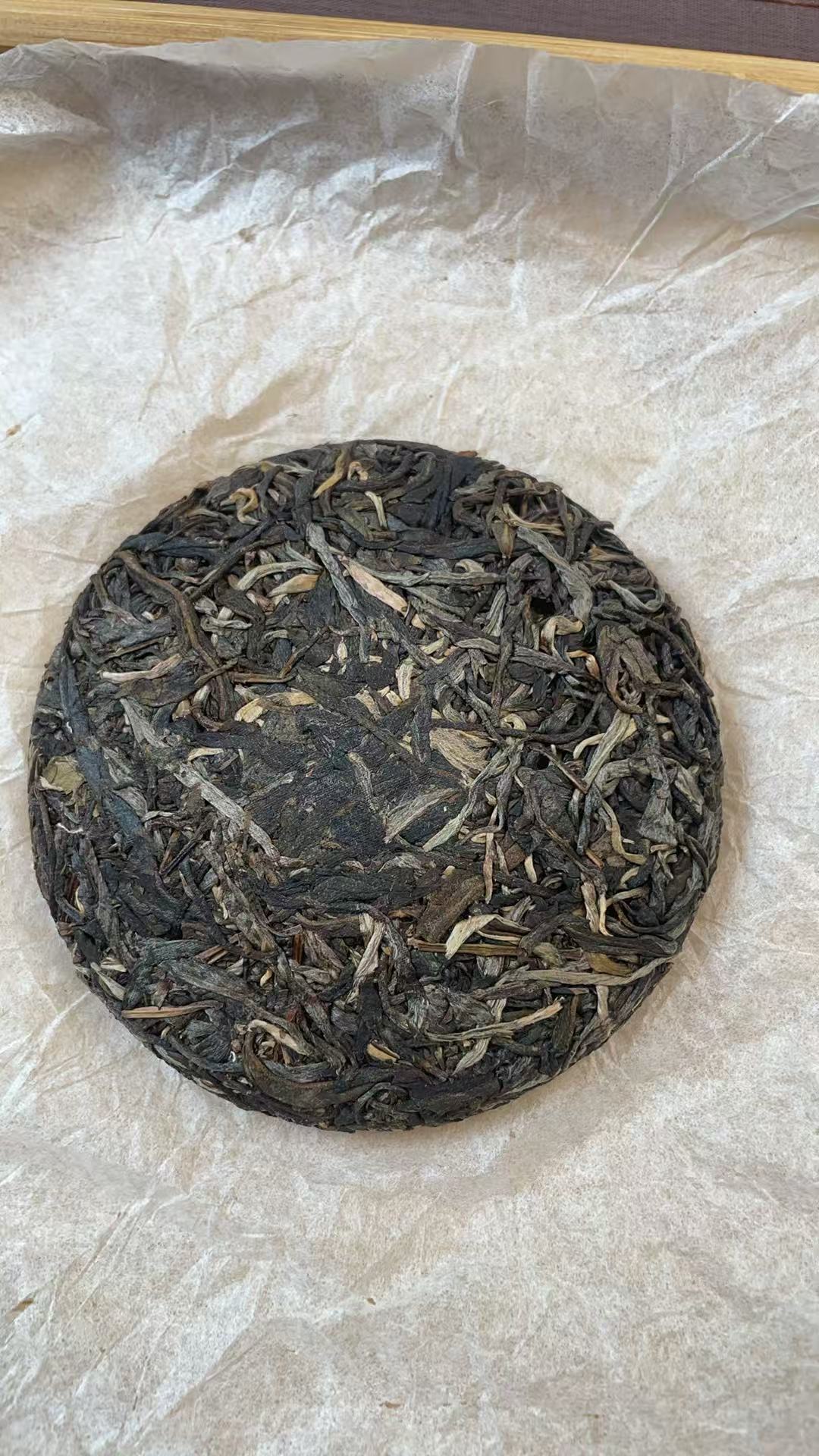 2021年缅缅野人山古树100克饼 ft50DBc88-123