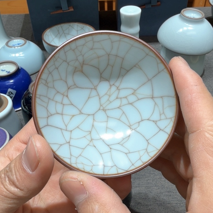 汝窑开片样品杯喜欢的看看