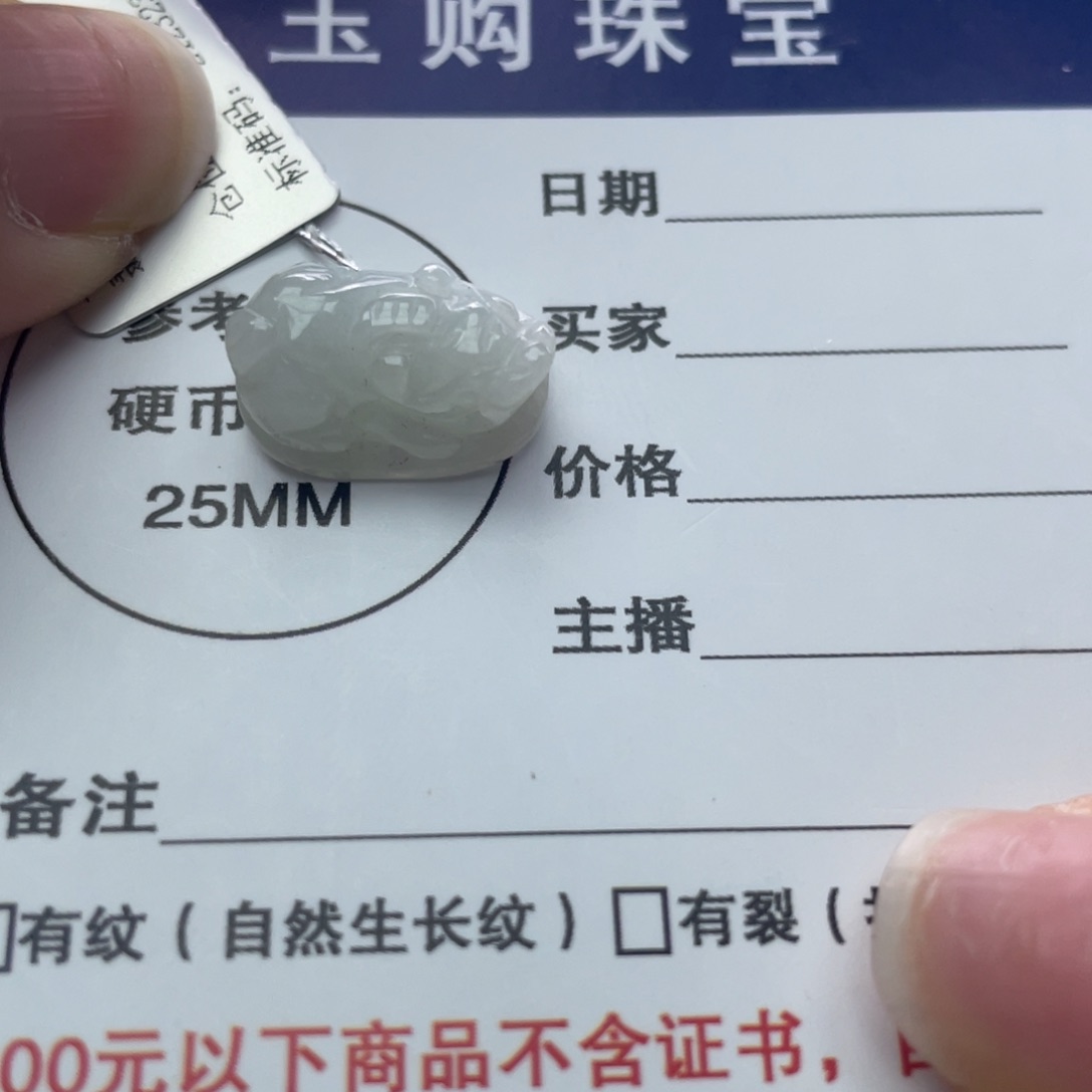 翡翠颈饰未镶嵌123456789