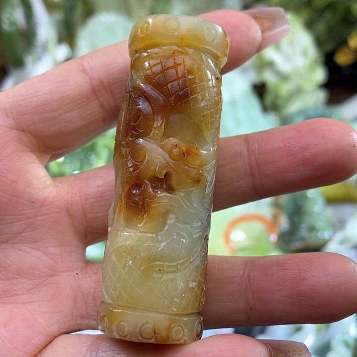 岫玉岫玉手把未镶嵌