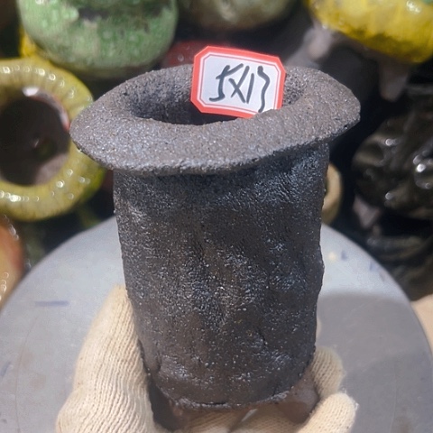 粗陶花盆手工花盆制作
