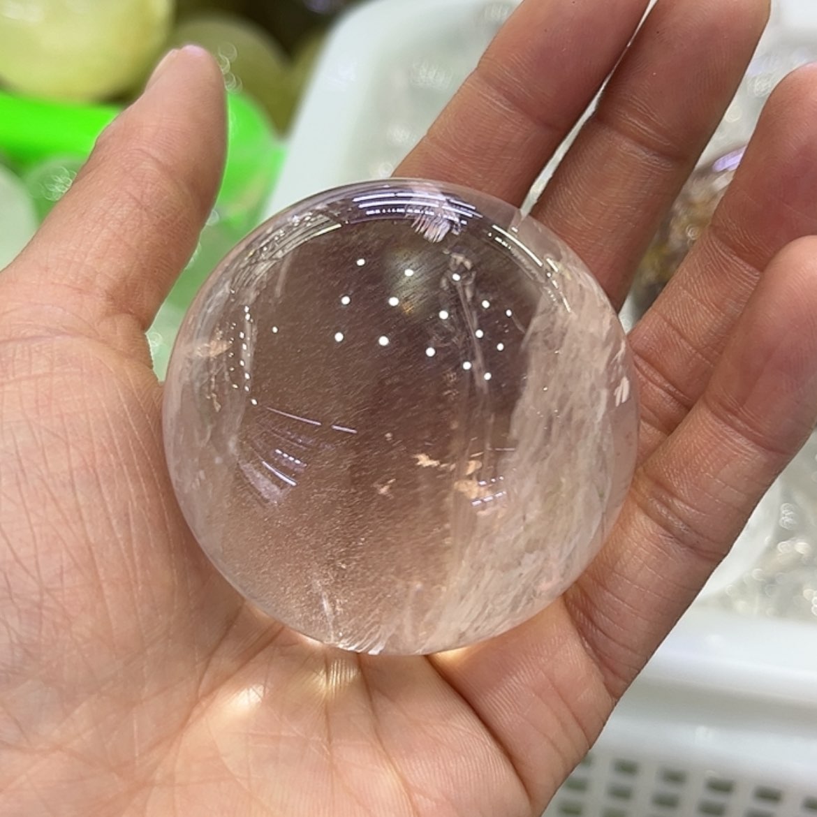 【闪购商品】水晶摆件球未镶嵌