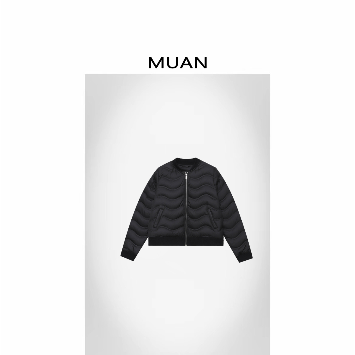 木小妹MUAN：《协奏曲羽绒服》定制90白鸭羽绒服外套女D-JD-2543