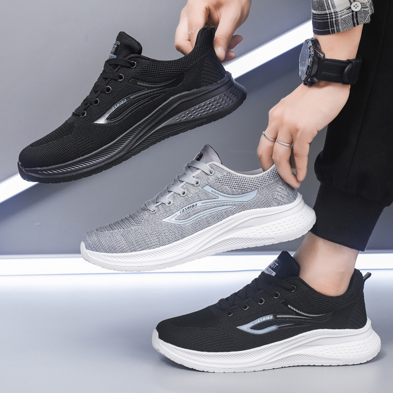 【奥莱特惠】男女同款轻便跑步鞋四季款休闲健步鞋