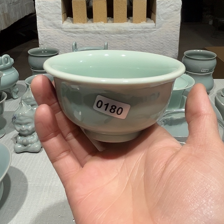 杯0180 青鸾汝瓷汝州发货