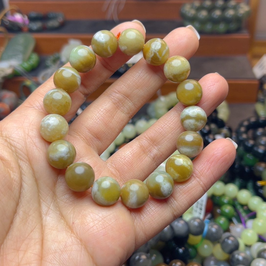 和田玉未镶嵌手链