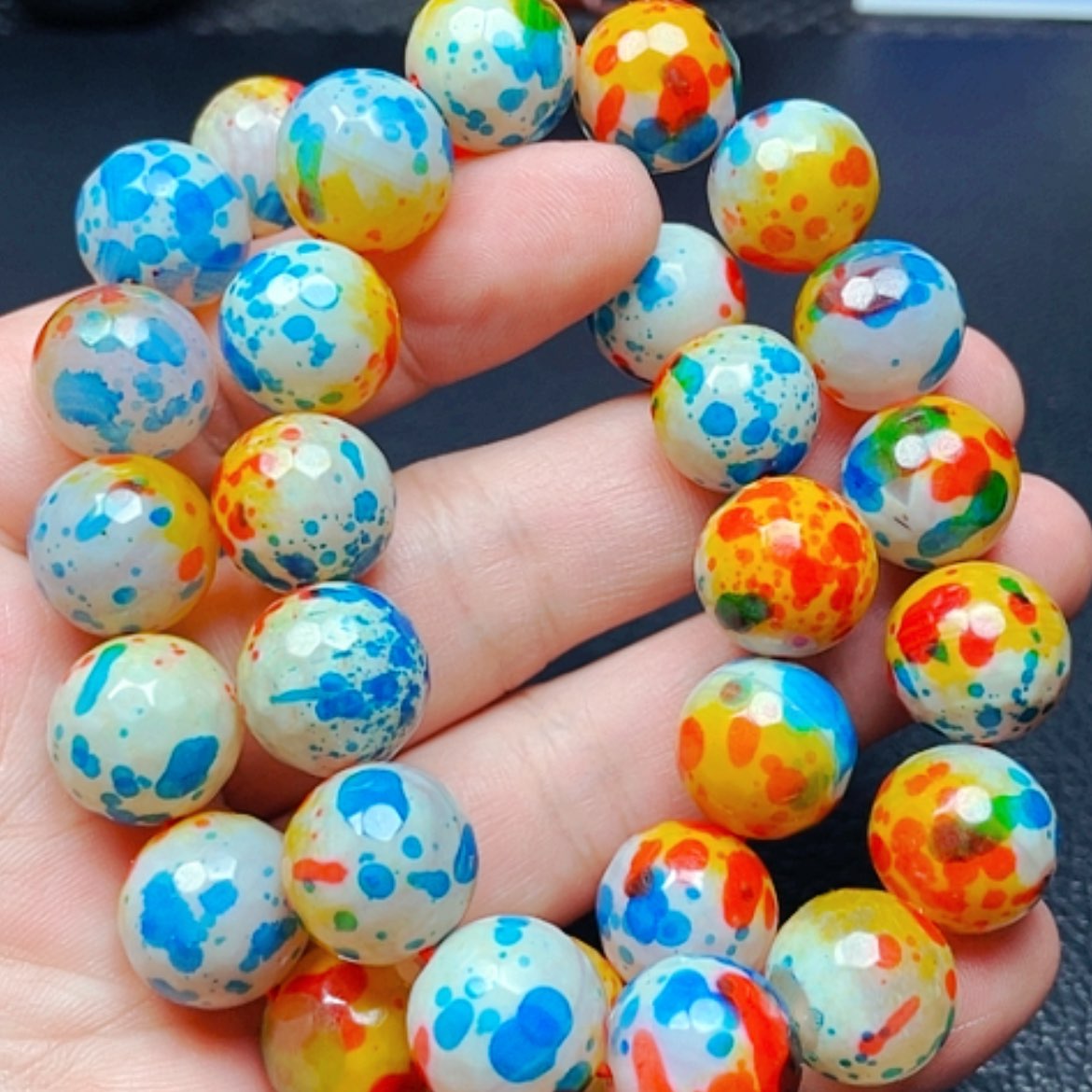 【闪购商品】未镶嵌颈饰玛瑙/玉髓双因子钻切14