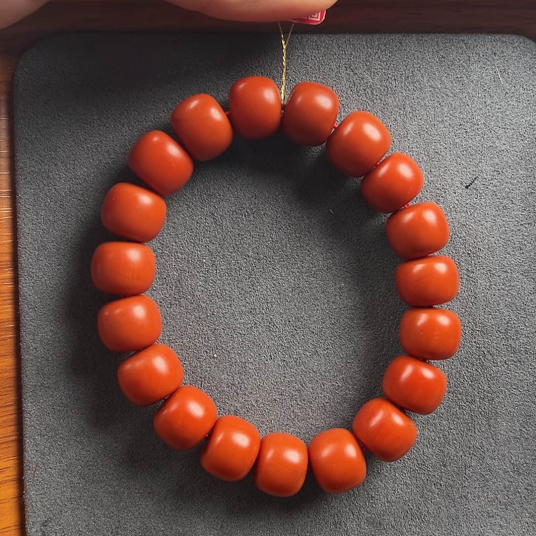 南红玛瑙南红单圈未镶嵌最*实