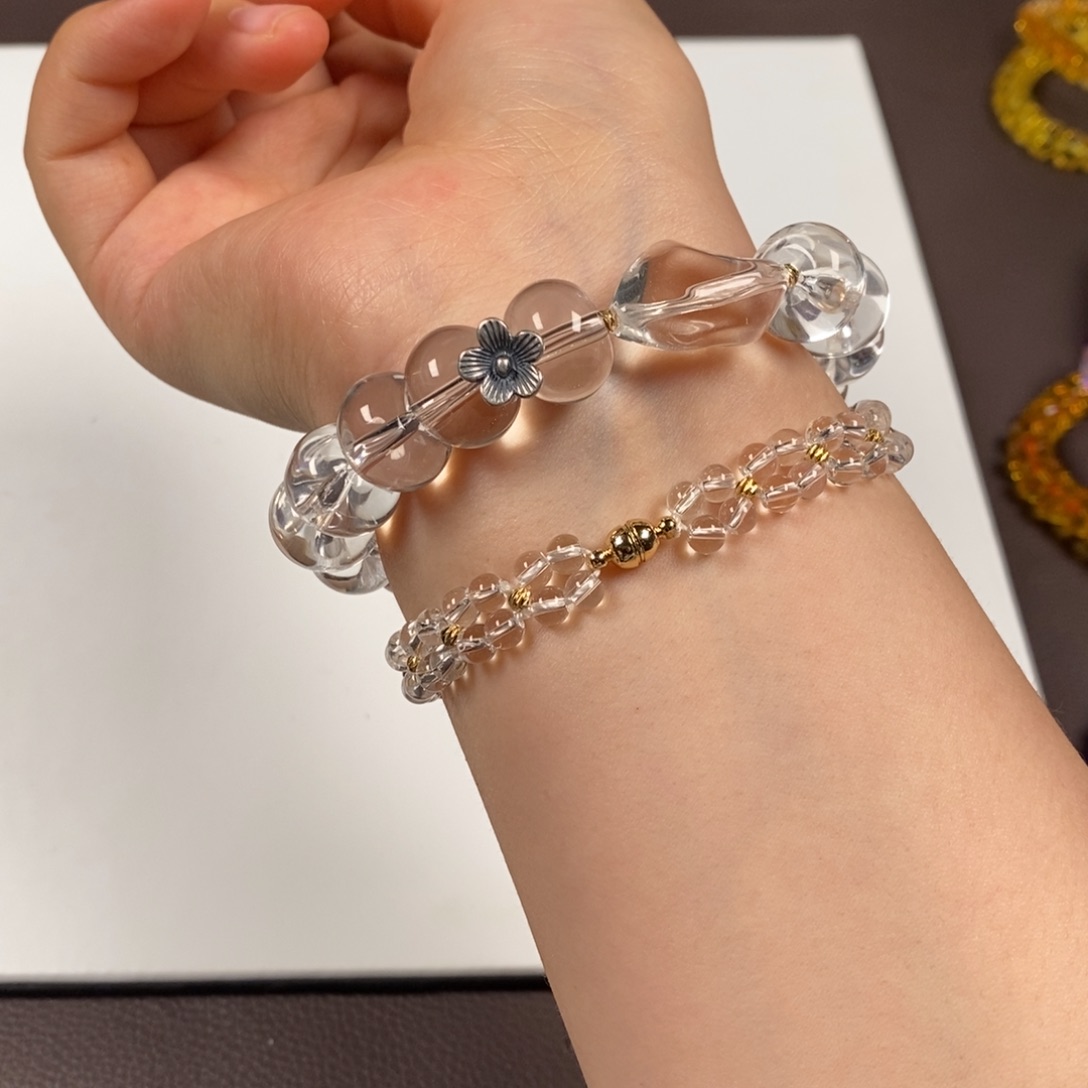 手串白水苹果珠全净体